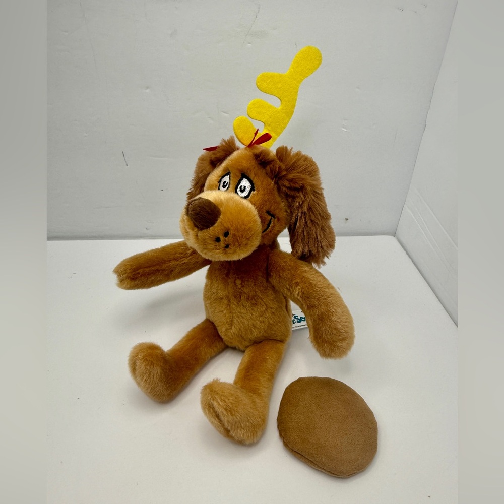 Max Grinch’s Dog Plush Shoulderkins Magnetic Toy Doll Aurora 7” Dr. Seuss